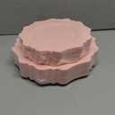 COLOSUS Disposable Pink Party Plastic Plates Set, 60 Pack (30 Guest) Dinner & Salad/Dessert Plate for Spring Wedding Birthday Party Dinner,Easter Day party plates