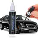 2 x Black Touch Up Paint for Cars, Two-In-One Car Paint Scratch Repair Pen, Quick & Easy Solution to Repair Minor Automotive Scratches 0.4 fl oz. (Black)
