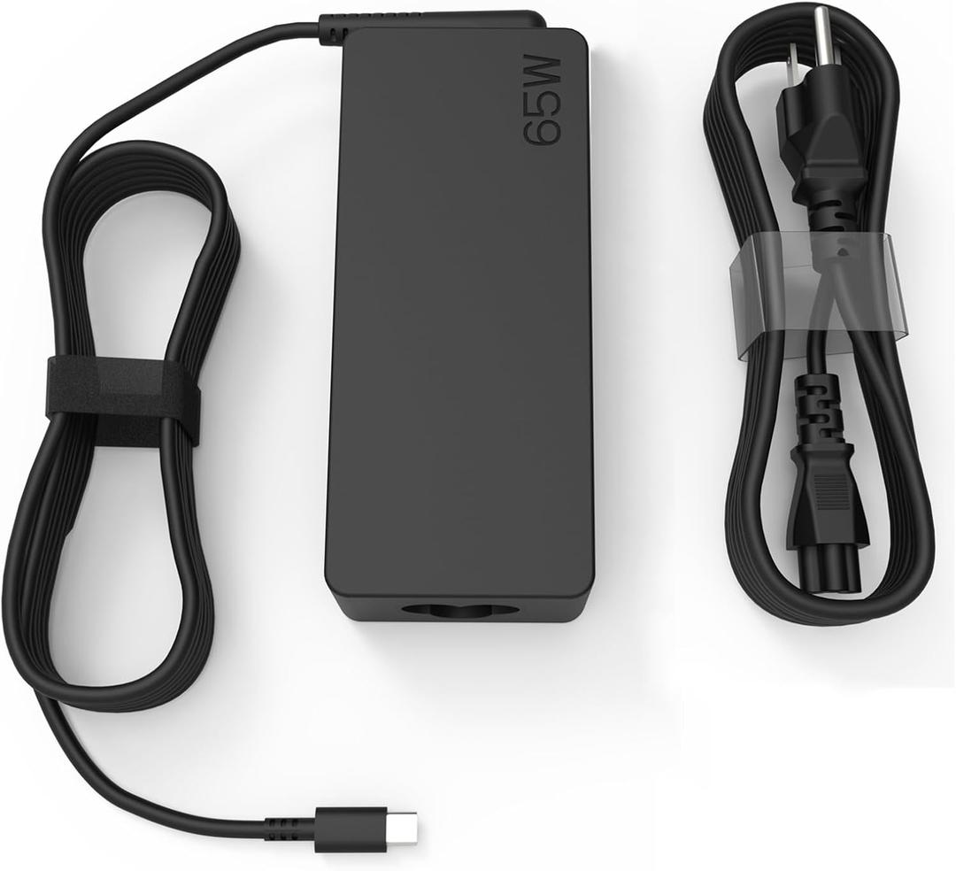 65W 45W USB C Laptop Charger Compatible with Lenovo ThinkPad T14 T15 T16 E16 E15 gen 1 gen 2 X1 Yoga L13 7i Computer AC Power Adapter for ThinkPad T480 T490 P52s Chromebook 2nd Gen Cord