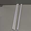 Curtain Rods 5/8 inch Curtain Rods for Windows 30 to 88 Inch with Brackets Easy to Install for Bedroom Living room Kitchen,White