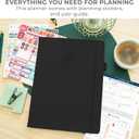 Clever Fox Planner PRO Schedule Dated (Jan 2026Jan 2027) Weekly & Monthly Life Planner with Time Slots, Appointment Book and Daily Organizer to Increase Productivity, A4 Hardcover Black