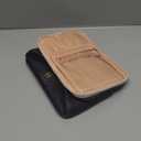 OCHEAL Makeup Bag, Portable Cosmetic Bag, Large Capacity Travel Makeup Case Organizer, Black For Women Toiletry Bag for Girls Traveling With Handle and Divider