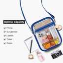 USPECLARE Clear Purse Stadium Transparent Messenger Bag Stadium Approved for Men and Women Clear CrossBody Bag