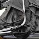 3 Wheel Dogs Stroller for Small to Medium Pets, Foldable Design
Includes Storage Basket and Cup Holders, Lightweight and Durable, Ideal for Dogs and Cats, Black, Size: 29.1" x 17.7" x 39.4"