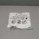 Women Y2K Layered Ruffle Chiffon Mini Skirt (White, L)