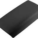 X AUTOHAUX Car Center Console Lid Armrest Seat Box Cover Protector for Honda Accord 7th 2003-2007 Armrest Cover Pad Faux Leather Black