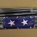 10 Foot Flag Poles for Outside House Inground with 3x5 American Flags,Heavy Duty Stainless Steel Flag Pole in Ground with 5 Pronges Base,Inground Flag Poles for Residential Garden Yard