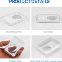 10-Pack Coin Slab Display Holder, Storage Case for Morgan, Peace, IKE Silver 38mm Dollar Coin, Organize Your Coin Collection with Clear Acrylic Cases