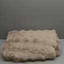 Ultra Soft Cozy Faux Fur Throw Blanket, Fuzzy Plush Thick Bubble Blanket, Oversize Luxury Fluffy Blanket for Couch, Bed, and Living Room, 60x80 Inches, Light Brown (Twin)