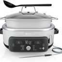 Ninja Foodi PossibleCooker PRO Plus with 11-in-1 Smart Cook System, Thermal Surround Technology, Powerful 1400-Watt Base, Oven safe up to 500 F - White, 8.5 Quarts
