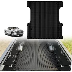 TripleAliners Truck Mat Compatible with 2022-2026 Toyota Tundra CrewMax 5.5FT Accessories, Truck Bed Mat Heavy Duty Custom Fit All Weather Protection TPE Pickup Liner