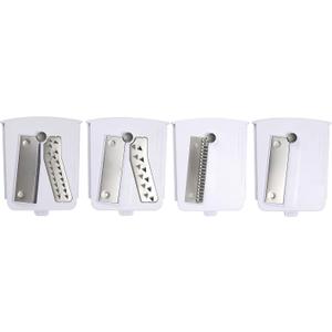 Pack of 4 Premium Blades for Brieftons 5-Blade Spiralizer (BR-5B-02), Brieftons 7-Blade Spiralizer, and Brieftons 10-Blade Spiralizer