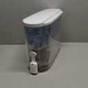 PUR 30-Cup Countertop Water Filter Dispenser, 1 Genuine PUR Filter, 2-in-1 Powerful Filtration, Lasts 2 Months or 40 Gallons, Dishwasher Safe, White/Blue (DS1800Z)