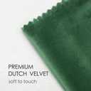 6 x Vitalizart Green Velvet Ribbon Set 3/8" x 15 Yd Wooden Spool Fabric Trim 3 Rolls * 5 Yd for Christmas Wreath Decoration Handmade Craft Ornaments Gift Wrapping & Bow Making