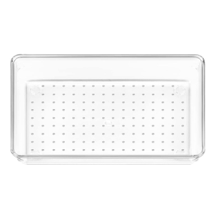 Plastic Trays Versatile Kitchen Cutlery Makeup Organizer for Desktop Bathroom and Office Storage Detachable and Storage Bins