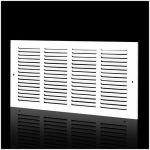 16x8 Return Air Grille for 16"W x 8"H Duct Opening,Return Air Vent Cover | Steel Wall AC HVAC Air Vent Cover Grill HVAC Cold Air Intake Grille Without Filter House,Outer Dim:17.75"W X 9.75"H