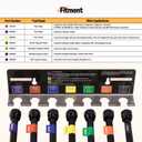 96090A 7Pcs Spare Tire Retrieval Tool Kit, Spare Tire Removal Tool