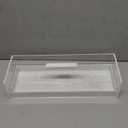 Acrylic Rectangular Cake Tray - Multifunctional Rectangle Cake Stand with Cover Lid - Pastry Serving Dessert Holder Tray for Party Home Kitchen Gift