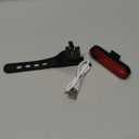 Super Bright Bike Laser Light USB Rechargeable Bike Tail Light Rear and Front Cycling Lights 5 LED 6 Modes Waterproof Mountain Bicycle Light with Safety Warning Lamp for Bicycle Night Riding