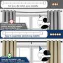 1 Inch Curtain Rods for Windows 48 to 86 Inches