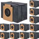 12 Pack Dust Bags Compatible with Eufy Clean X8 Pro / X10 Pro Omni Robot Vacuum Self-Empty Station, 4-Layer Replacement Disposable Bags