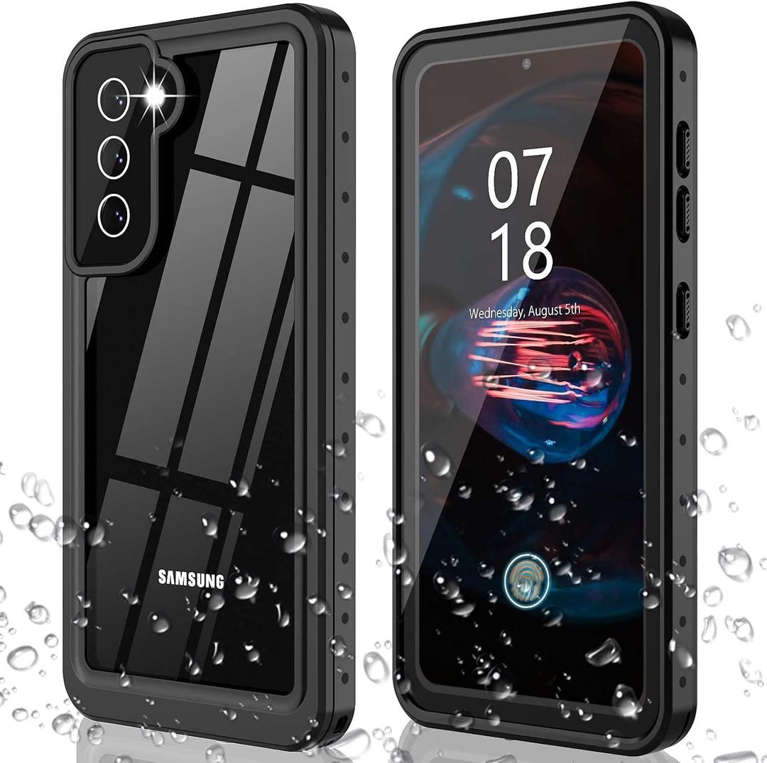 ANTSHARE for Samsung Galaxy S21+ Plus Case Waterproof, Built in Screen Protector 360 Full Body Protective Shockproof IP68 Underwater Clear Case for Samsung Galaxy S21+ Plus 6.7inch