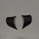 Car Steering Wheel Button Frame For Chevrolet Corvette C6 2005-2013 Car Steering Wheel Panel Protection Sticker Interior Accessories Without Holes (Carbon Fiber)