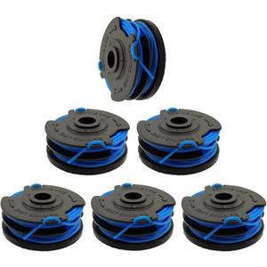 KST 120X KST 120X-06 Trimmer Spool Line 0.065" 20Ft Compatible with Kobalt 40-Volt Max KST 2040-06 KDLA 3040-03 String Trimmer Weed Eater,294703 Replacement Dual Line Spool (6 Pack)