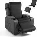 Recliner Cushion for Elderly with Headrest & Footrest Support
