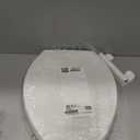 KOHLER 4636-RL-0 Cachet ReadyLatch Elongated Slow Close Toilet Seat, Soft Close Toilet Seat Quiet Lid, Contoured Grip-Tight Bumpers Installation Hardware, Apartment Essentials, White