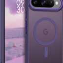 BENTOBEN for Google Pixel 10 Case [Compatible with Magsafe] Translucent Matte Magnetic Pixel 10 Case Slim Thin Shockproof Women Men Protective Phone Cases Cover for Google Pixel 10 6.3", Deep Purple