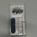 BTArtbox Extra Short Almond Press On Nails - Brown Cat Eye Press On Nails with Glue for Women, Opaque Soft Gel Glue On Nails in 16 Sizes - 32 Stick On Nails Kit, Heart Coffee Art