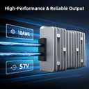 DAIERTEK Starlink Gen 3 12V Cigarette Lighter Adapter, 10V-36V Input 57V 4.5A Output, 18AWG Starlink Standard Car Charger, Waterproof Portable High Efficiency Stable Starlink DC Power Supply