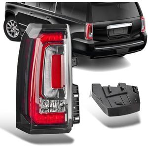FOMIUZY Tail Lights Fit For GMC Yukon Yukon XL Denali 2015 2016 2017 2018 2019 2020 Rear Left Driver Side Brake Taillight Assembly LED Back Up Lamp Lens Cover Replaces 84536242 GM2800268 23380459