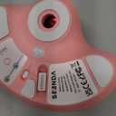 seenda Wireless Trackball Mouse, Bluetooth - Ergonomic Rollerball Mouse Rechargeable, 3 Device Connection Optical Mice Adjustable DPI Thumb Control Mice Compatible for Mac/Android/Windows - Pink