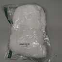 Women's Square Neck Puff Sleeve Mini Dresses Ruffle Elastic Waist A-Line Elegant Summer Casual Flowy Mini Dress (White)