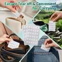 2 x 120 Wax for Braces, Orthodontic Wax for Dental Wax Dots Easy Molding Long-Lasting Hold, Food-Grade Dental Wax Individually Sealed Packets, Portable and Easy to Tear