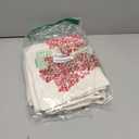 Tosleo Christmas Tufted Pillow Covers 18 x 18 inch Set of 2 Red Xmas Trees Throw Pillow Covers Christmas Party Decors Winter Holiday Cushion Case for Sofa Couch Bed Living Room