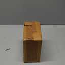 EDHAS Food Storage Canister Made from Acacia with Nature-Inspired Modern Design Food Canisters Loose Tea Coffee Sugar Spice Nuts (5" x 5" x 3")