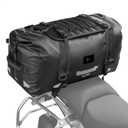 Rhinowalk Motorcycle Saddle Bag 65L Large Waterproof Tail Bag with Expansion Panel, MOLLE System Touring Backpack for Long Rides