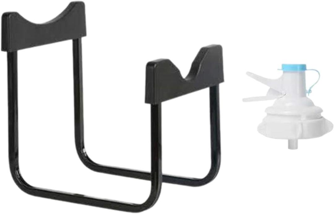 Water Jug Stand for Needs(Height 29CM Black)