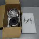 Electric Spice and Nut Grinders - 3 Stainless Steel Blades, 1 Filter, 1 Brush - 500W Grinder for Kitchen Dry Use (Black)