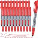 Affisure Red Ultra Fine Point Permanent Marker, l, 0.4 mm, Precision Fine Tip for Detailed Writing, Art, Crafts & Labeling on Paper, Plastic, Glass, Metal, Waterproof, Fade-Resistant Ink