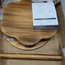 Jotboom 4 Tier Flower Shape Cupcake Stand,Wood Cupcake Tower Stand for 24 Cupcakes,Cupcake Holder Tiered Tray Stand,Cake and Cupcake Stand Combo Perfect for Wedding/Tea Party/Baby Shower Birthday