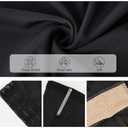 Gotoly Shapewear Tummy Control High Waisted Butt Lifting Shapewear Body Shaper Capri Shapewear Shorts Thigh Slimmer (Black, L)