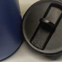 Hydro Flask Water Bottle - Insulated Stainless Steel - Wide Straw Lid, Non Spill, Leakproof in 40 Oz Cascade Blue