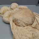 Adjustable Fat Suit Old Lady Costume for Adults Men Women, Funny Fat Body Suit Belly and Butt Padding, Halloween Cosplay Dress Up Party Outfit, 100th Day of School Gag Gift