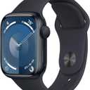 Apple Watch Series 9 GPS 41mm Midnight Aluminum Case with Midnight Sport Band - M/L