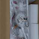 FEMILA Track Lighting, Led Track Light, GU10 Bulbs Included, 44" Flush Mount Ceiling Spot Lights, for Living Room, Gallery, Bedroom, Hallway, 4FS78TL5 WH