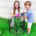 10 Pack Garden Plant Protection Cloches 14"x16", Heavy Duty Chicken Wire Plant Protectors, Rustproof Metal Garden Cages to Shield Seedlings, Flowers & Vegetables from Animals